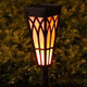 Solar Flame Spike Light Black 1m Warm White IP44 15lm Solar Flame Spike Light Black 1m Warm White IP44 15lm